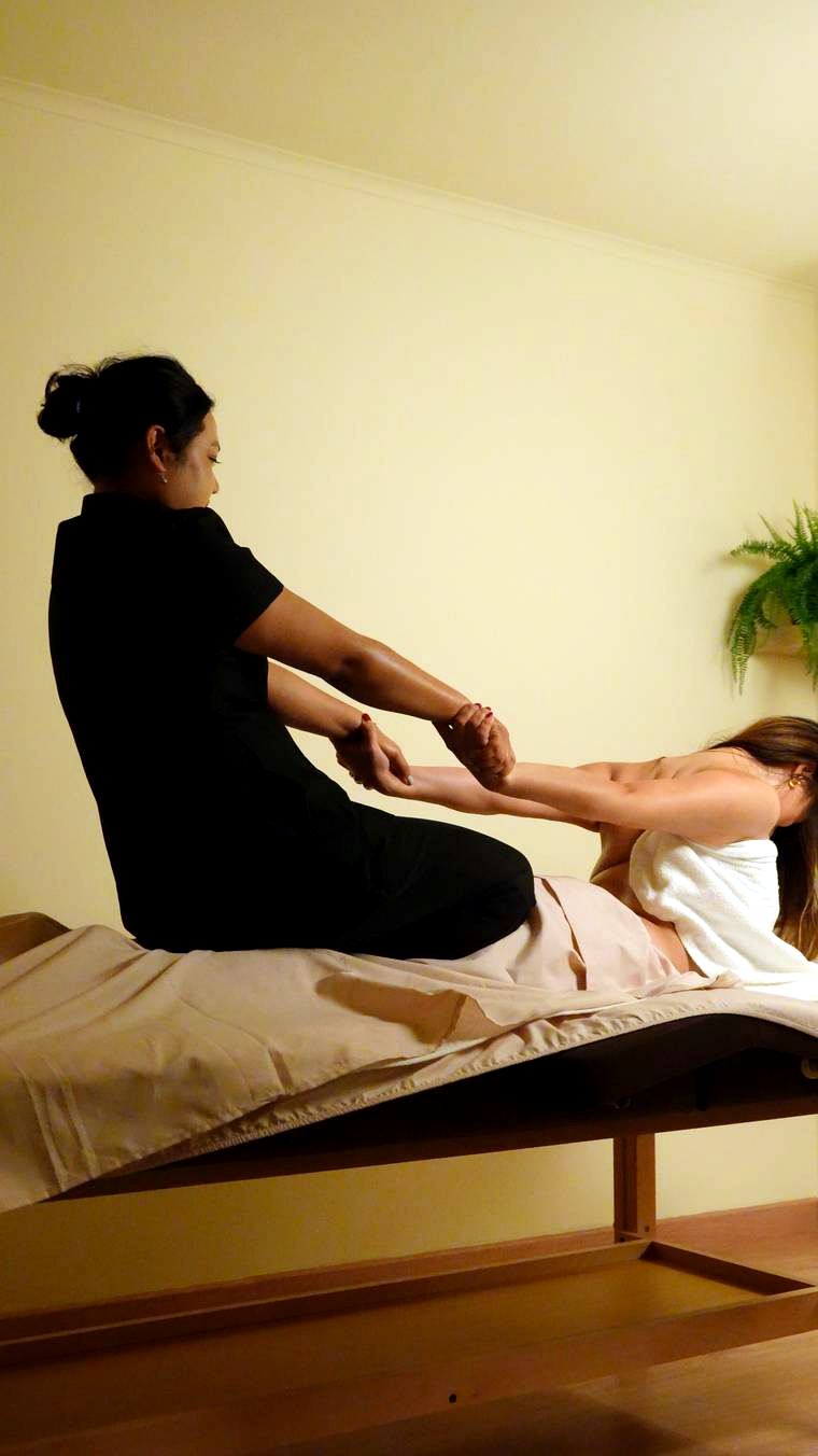 Inside The Healing Space massage studio in Lisbon